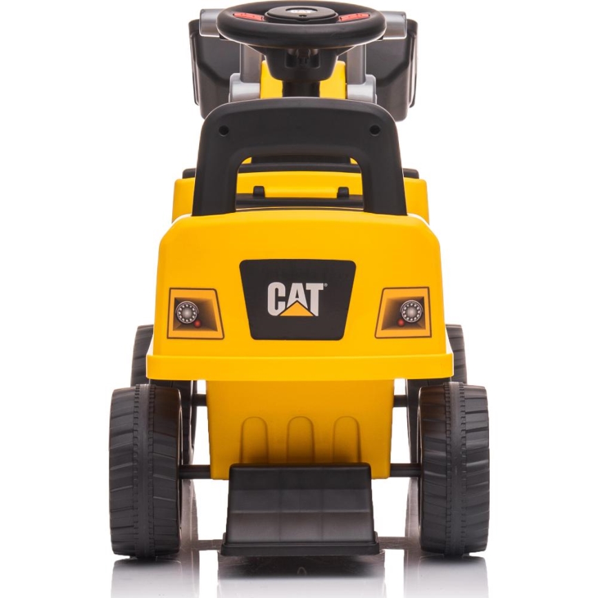 Odrážadlo nakladač CAT 2xAA žltá/čierna