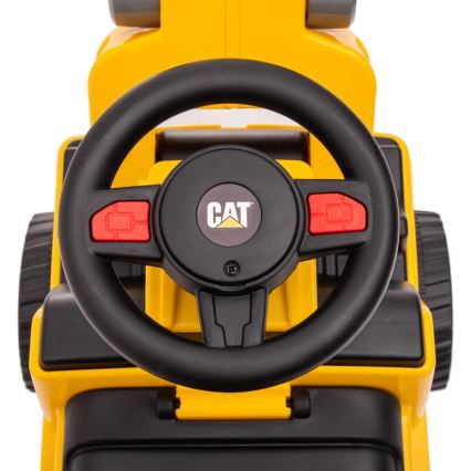 Odrážadlo nakladač CAT 2xAA žltá/čierna