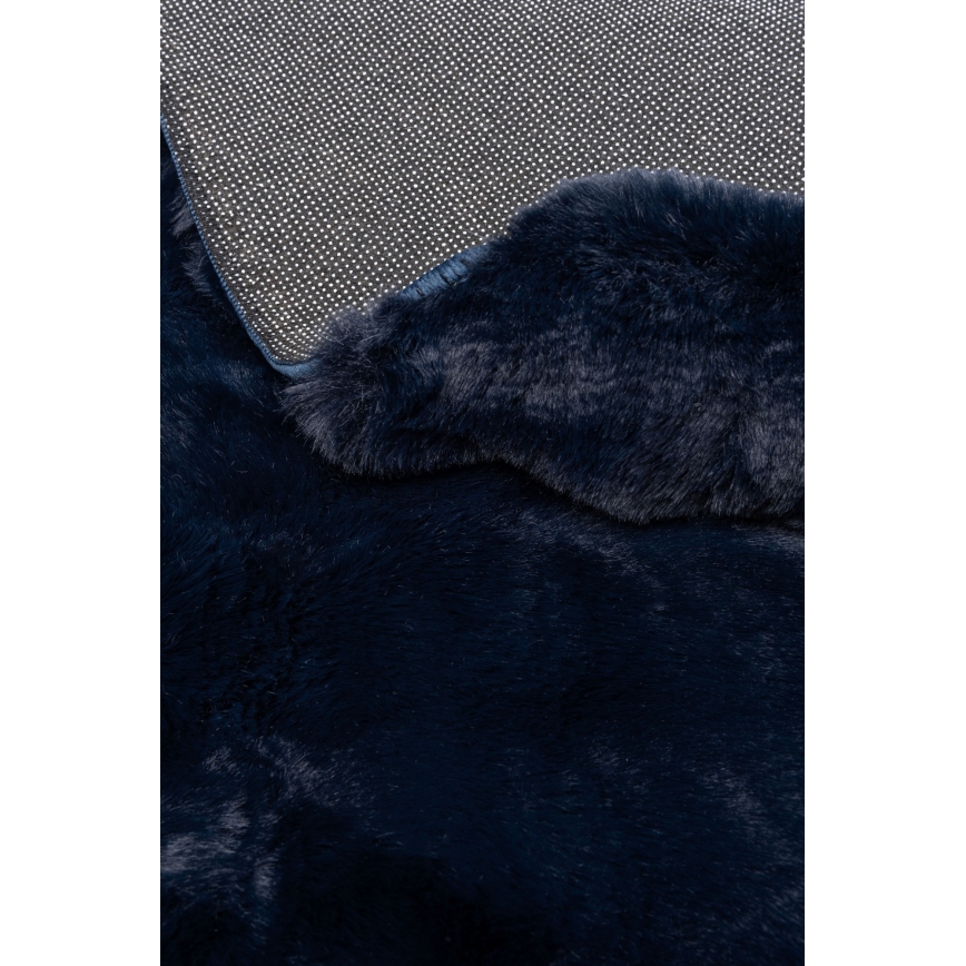 Okrúhly koberec RABBIT BUBBLE 160 cm modrý