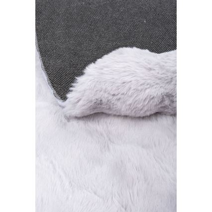 Okrúhly koberec RABBIT BUBBLE 160 cm sivý