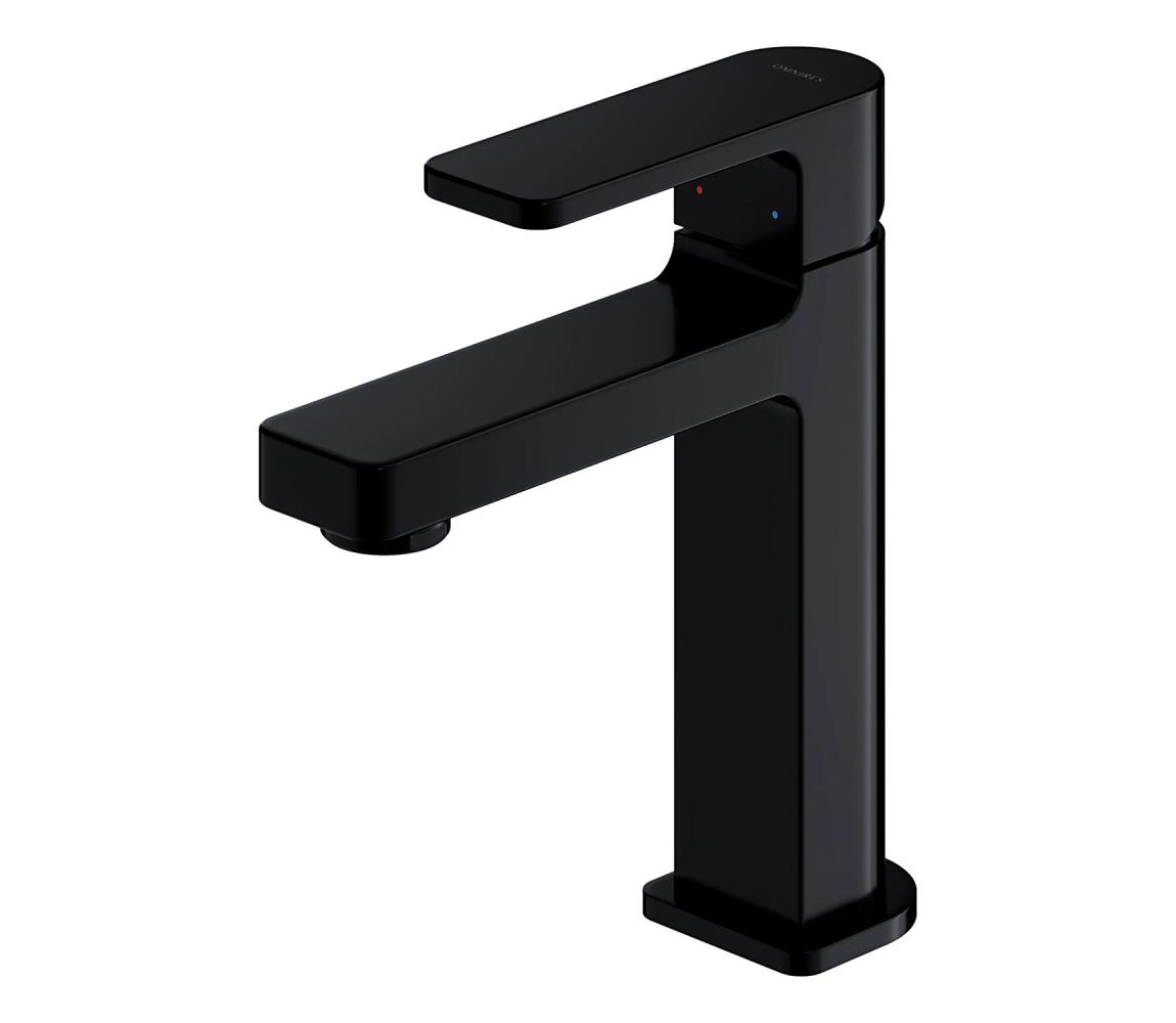 OMNIRES BA7810BL - Umývadlová batéria BARETTI 17 cm matná čierna BA7810BL