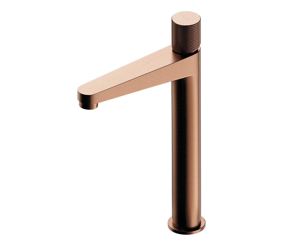 OMNIRES CT8012CPB - Umývadlová batéria CONTOUR 31,2 cm kartáčovaná meď CT8012CPB