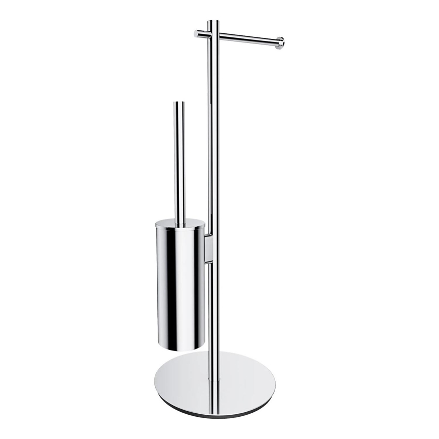 OMNIRES MP60810CR - Stojan na toaletný papier a WC štetku MODERN PROJECT lesklý chróm