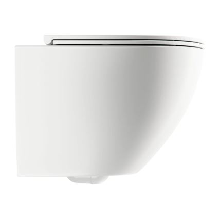OMNIRES OTTAWAMWBM - Závesné WC s doskou SoftClose OTTAWA keramika/matná biela