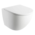 OMNIRES OTTAWAMWBM - Závesné WC s SoftClose sedátkom OTTAWA keramika/matná biela