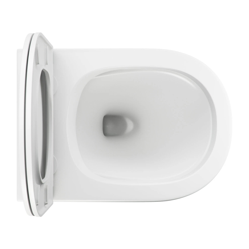 OMNIRES OTTAWAMWBM - Závesné WC s SoftClose sedátkom OTTAWA keramika/matná biela