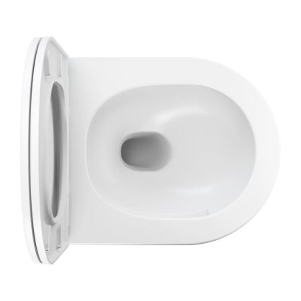 OMNIRES OTTAWASPXMWBM - Závesné WC s doskou SoftClose OTTAWA keramika/matná biela