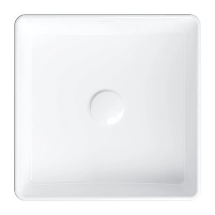 OMNIRES PASADENA360BP - Umývadlo na dosku PASADENA 36x36 cm keramika/lesklá biela
