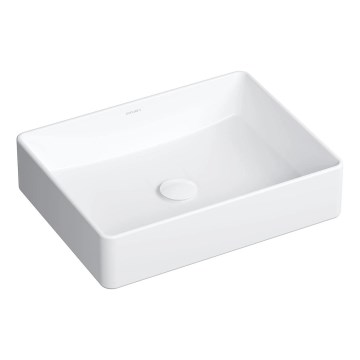 OMNIRES PASADENA470BP - Umývadlo na dosku PASADENA 47x36 cm keramika/lesklá biela