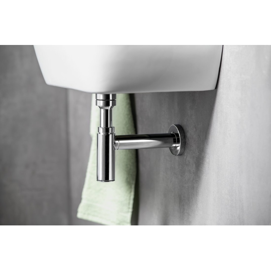 Omp tea - Umývadlový sifón TEA MINITOTI lesklý chróm