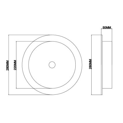 Ondaluce - LED nástenné svietidlo JOKEY LED/10W/230V zlatá/dymová béžová