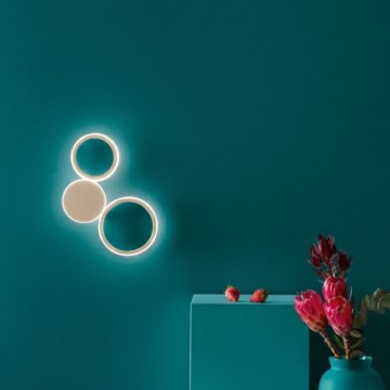 Ondaluce - LED nástenné svietidlo POIS LED/20W/230V zlaté