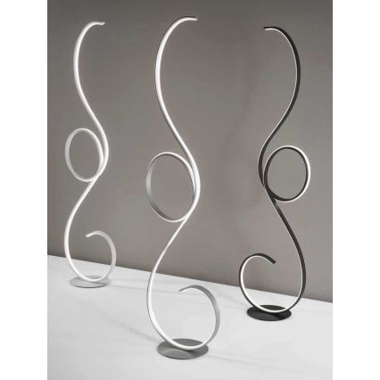 Ondaluce - LED stmievateľná stojaca lampa FLOK LED/44W/230V 152 cm biela