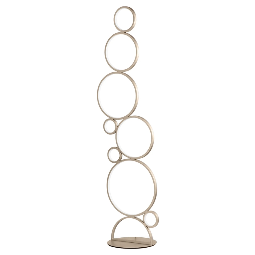 Ondaluce - LED Stmievateľná stojacia lampa POIS LED/52W/230V zlatá