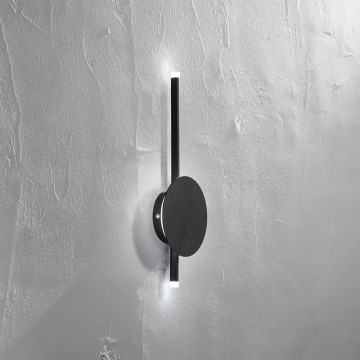 Ondaluce - LED stmievateľné nástenné svietidlo JAMES LED/16W/230V čierna