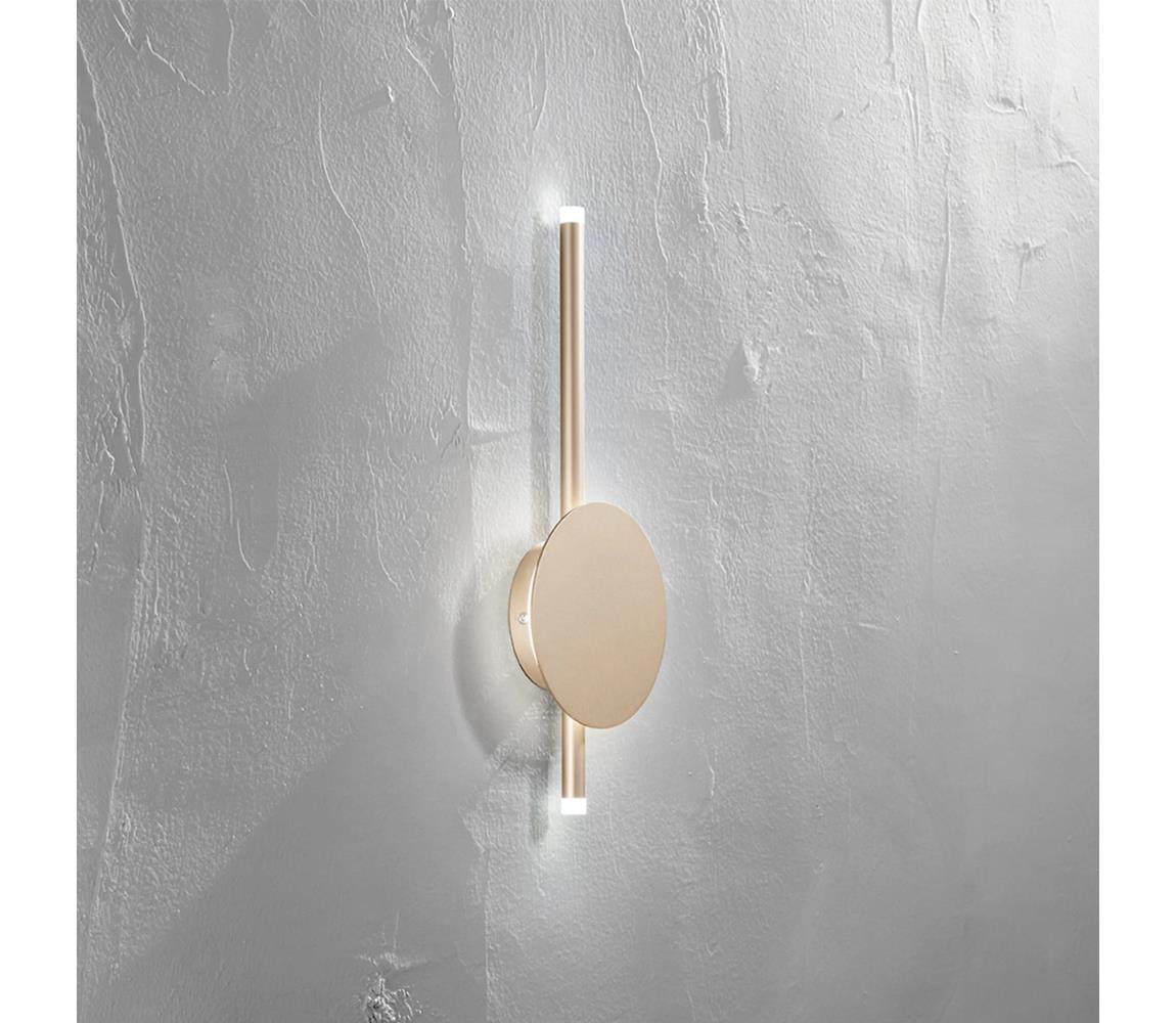 Ondaluce - LED stmievateľné nástenné svietidlo JAMES LED/16W/230V zlaté AP.JAMES/ORO