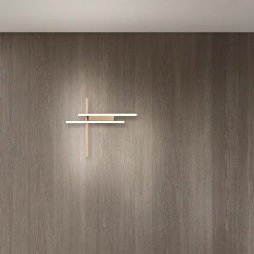 Ondaluce - LED stmievateľné nástenné svietidlo MOVIDA LED/20W/230V zlaté