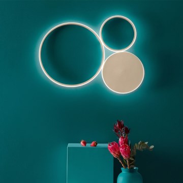 Ondaluce - LED stmievateľné nástenné svietidlo POIS LED/42W/230V zlaté