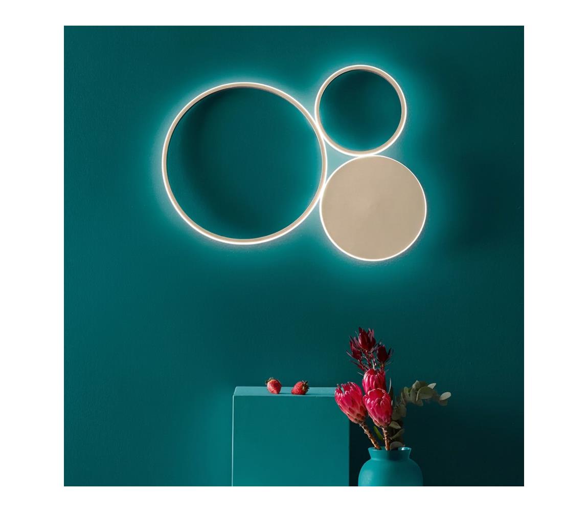 Ondaluce - LED stmievateľné nástenné svietidlo POIS LED/42W/230V zlaté PL.POIS/ORO-PC