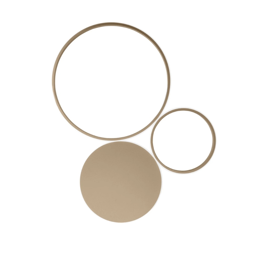 Ondaluce - LED stmievateľné nástenné svietidlo POIS LED/42W/230V zlaté