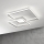 Ondaluce - LED Stmievateľné stropné svietidlo DOWEL LED/46W/230V 55x55 cm strieborné