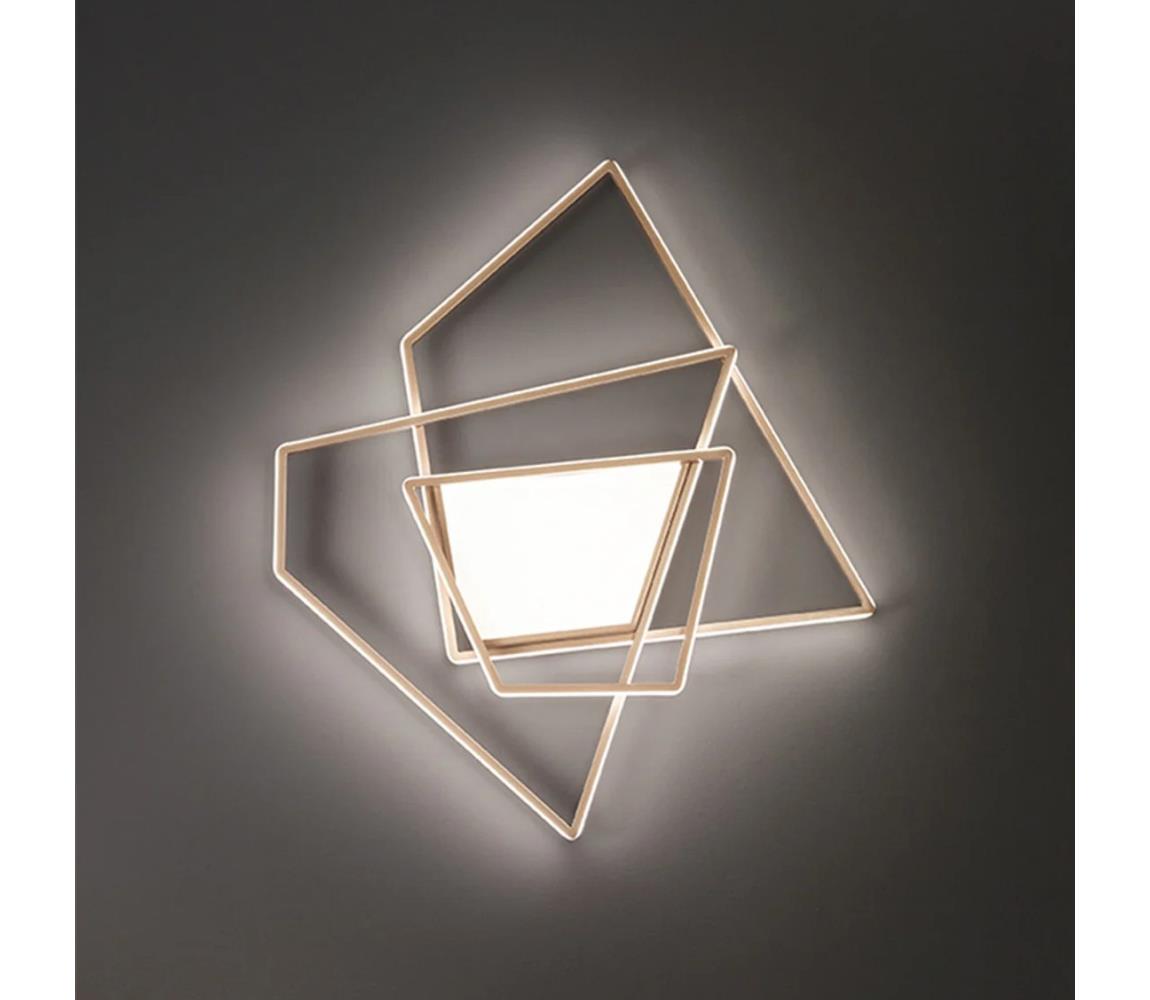 Ondaluce - LED stmievateľné stropné svietidlo GALAXY LED/90W/230V 71x84 cm zlaté PL.GALAXY/GRORO300