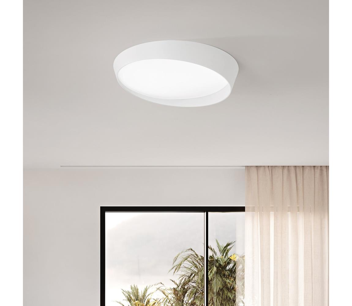 Ondaluce - LED stmievateľné stropné svietidlo HALF LED/25W/230V pr. 38,5 cm biela OTPL0010B