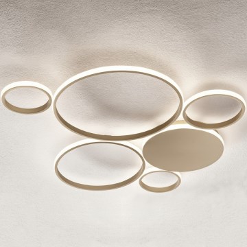 Ondaluce - LED Stmievateľné stropné svietidlo POIS LED/68W/230V zlatá