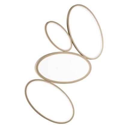 Ondaluce - LED stmievateľné stropné svietidlo RICE LED/34W/230V 45x80 cm zlaté