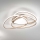 Ondaluce - LED stmievateľné stropné svietidlo ROSE LED/60W/230V 50x54 cm zlaté
