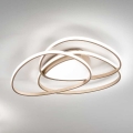 Ondaluce - LED stmievateľné stropné svietidlo ROSE LED/70W/230V 63x67 cm zlaté
