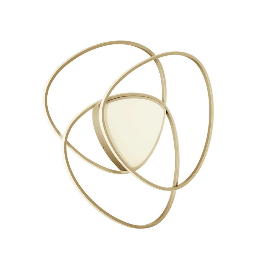 Ondaluce - LED stmievateľné stropné svietidlo ROSE LED/70W/230V zlatá