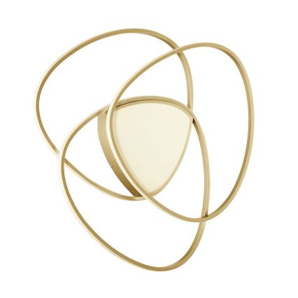 Ondaluce - LED stmievateľné stropné svietidlo ROSE LED/80W/230V zlaté