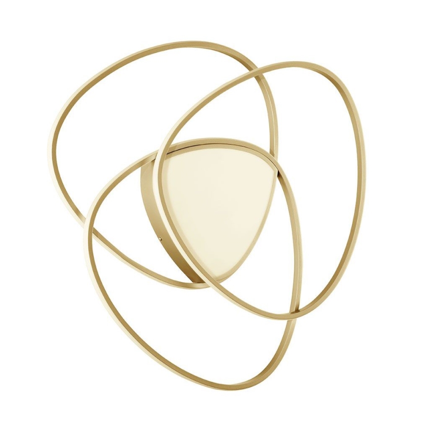 Ondaluce - LED stmievateľné stropné svietidlo ROSE LED/80W/230V zlaté