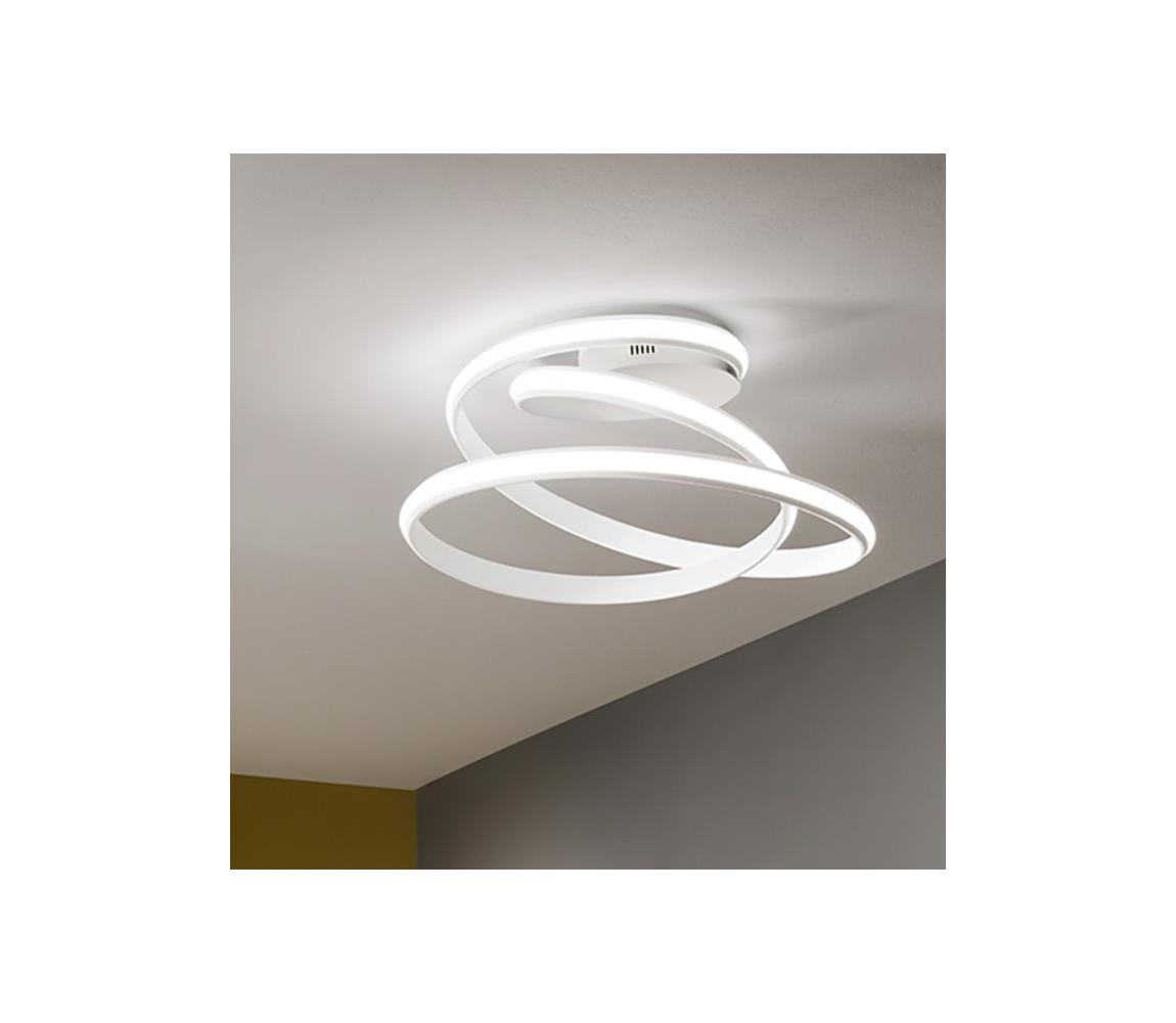 Ondaluce - LED stmievateľné stropné svietidlo VUELTA LED/37W/230V pr. 55 cm biela PL.VUELTA/B.CO