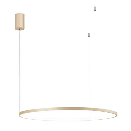 Ondaluce - LED stmievateľný luster na lane SOEL LED/38W/230V pr. 80 cm zlatý