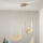 Ondaluce - LED stmievateľný luster na lanku LOTUS LED/55W/230V zlatý