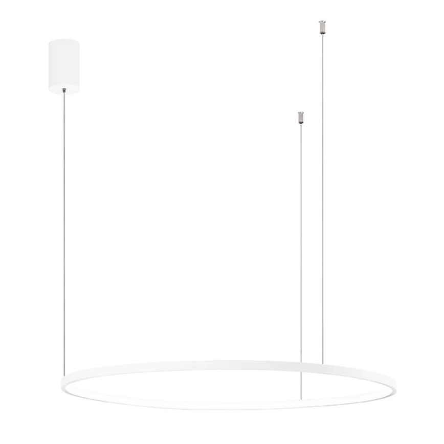 Ondaluce - LED stmievateľný luster na lanku SOEL LED/38W/230V 3000/4000K priem. 80 cm biela