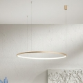 Ondaluce - LED stmievateľný závesný luster na lanku SOEL LED/47W/230V Ø 100 cm zlatý