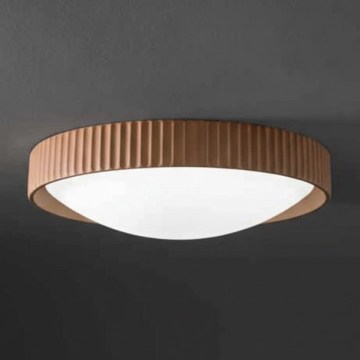 Ondaluce - LED stropné svietidlo CONCRETE LED/20W/230V pr. 41 cm betón/hnedá