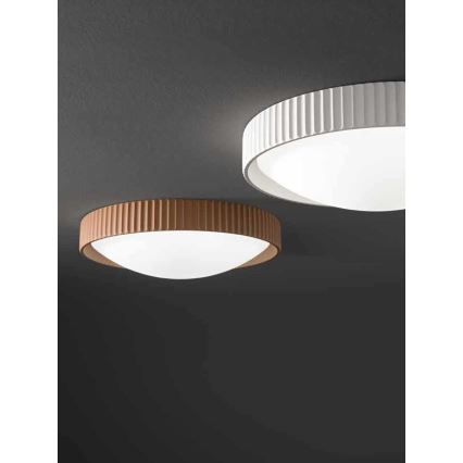 Ondaluce - LED stropné svietidlo CONCRETE LED/20W/230V pr. 41 cm betón/hnedá