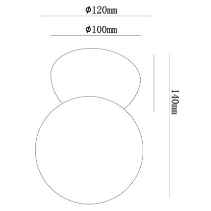 Ondaluce - Nástenné svietidlo ROCK 1xG9/7W/230V betón/biela