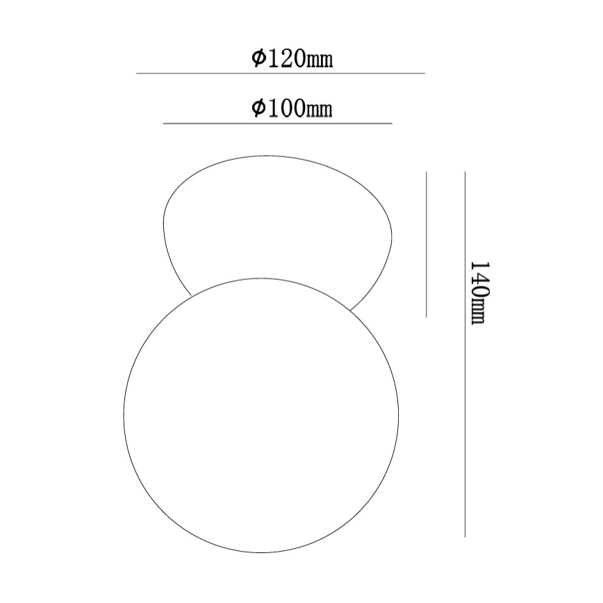 Ondaluce - Nástenné svietidlo ROCK 1xG9/7W/230V betón/biela