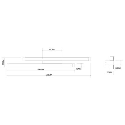 Ondaluce - stmievateľné nástenné LED svietidlo MOVIDA LED/16W/230V zlaté