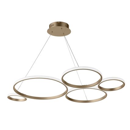 Ondaluce - stmievateľný LED luster na lane POIS LED/60W/230V zlatý