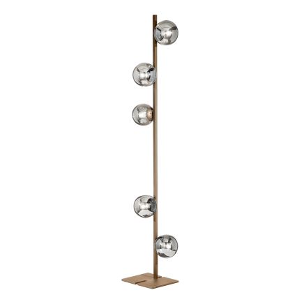 Ondaluce - Stojacia lampa MONILE 5xE14/10W/230V 170 cm zlatá/biela