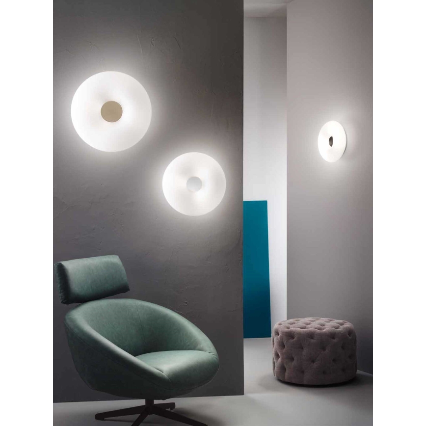 Ondaluce - Stropné svietidlo DODI 2xE27/15W/230V pr. 33 cm biele