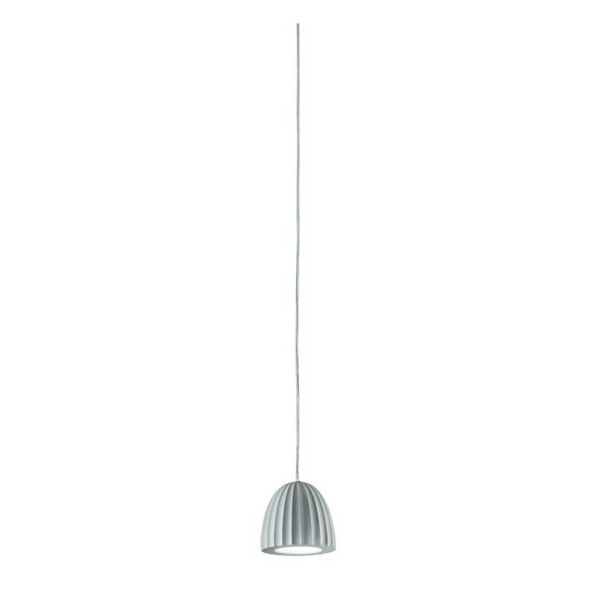 Ondaluce - Závesné svietidlo na lanku CONCRETE 1xGU10/7,5W/230V priemer 10,5 cm betón/sivá