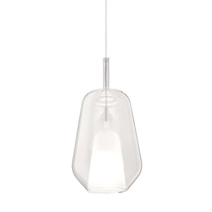 Ondaluce - Závesný luster na lanku THELMA 1xE27/15W/230V pr. 19 cm zlatá/číra