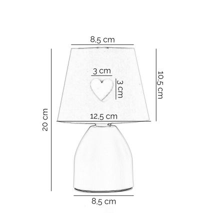 ONLI - Detská lampička TITTA 1xE14/6W/230V biela